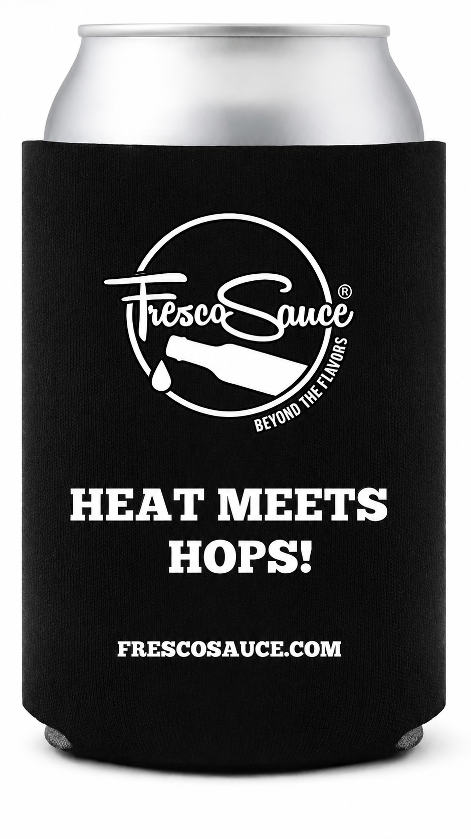 Fresco Sauce “Heat Meets Hops!” Can Cooler