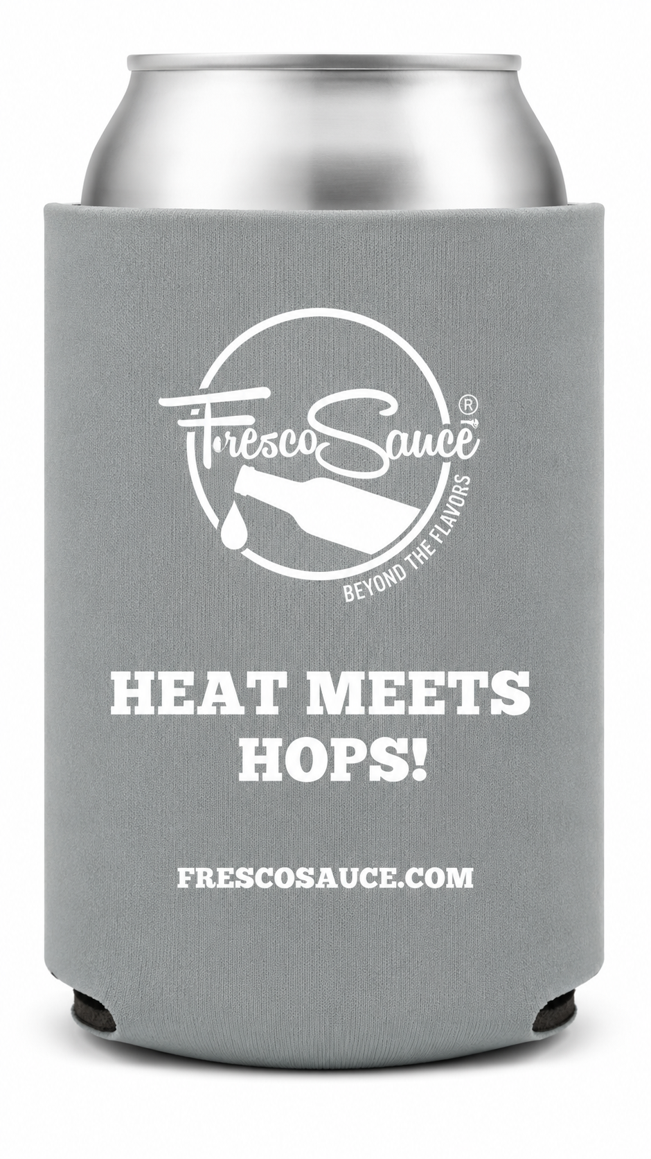 Fresco Sauce “Heat Meets Hops!” Can Cooler