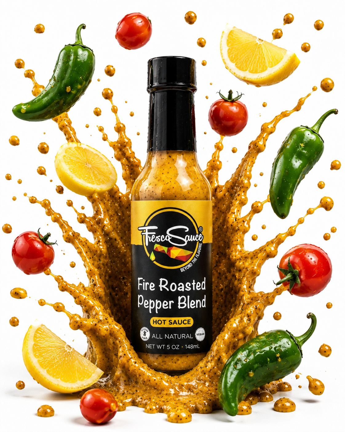 Fire Roasted Pepper Blend Hot Sauce