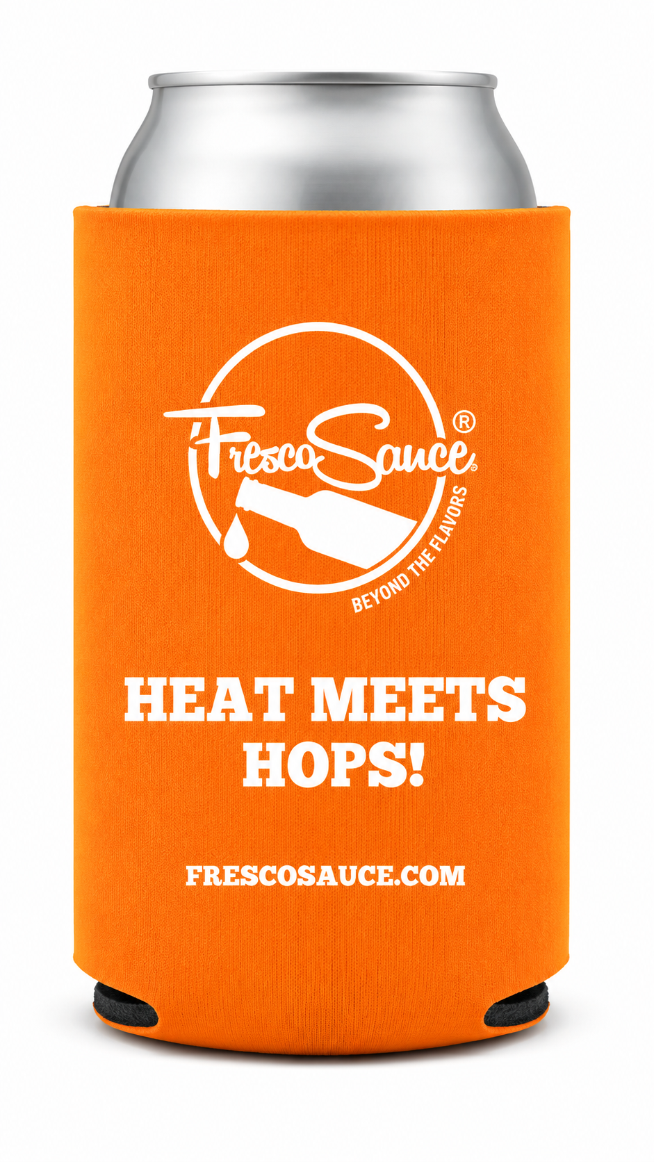 Fresco Sauce “Heat Meets Hops!” Can Cooler