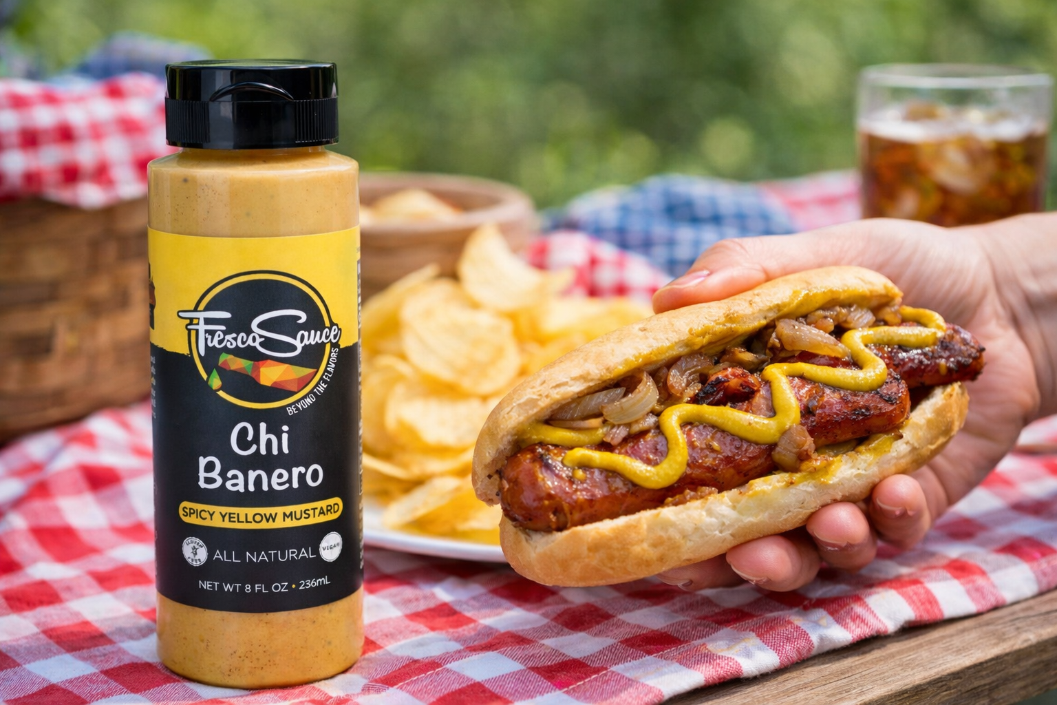 Chi Banero Spicy Yellow MustardFresco SauceMustard