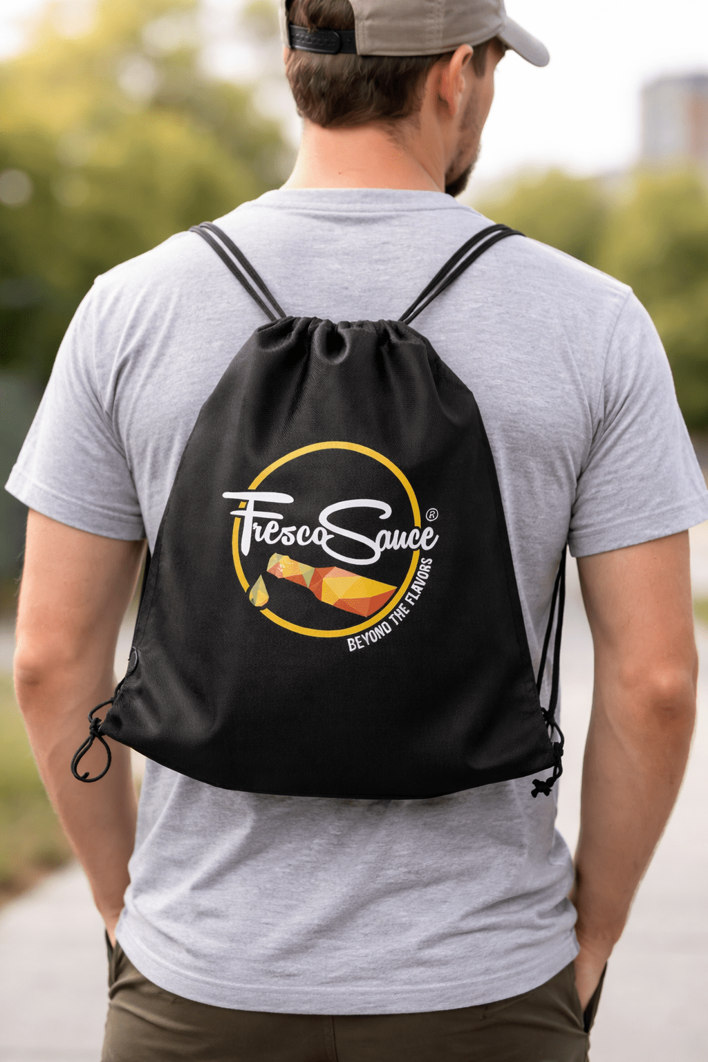 Fresco Sauce Drawstring Non Woven Tote BagsFresco SauceTote bag