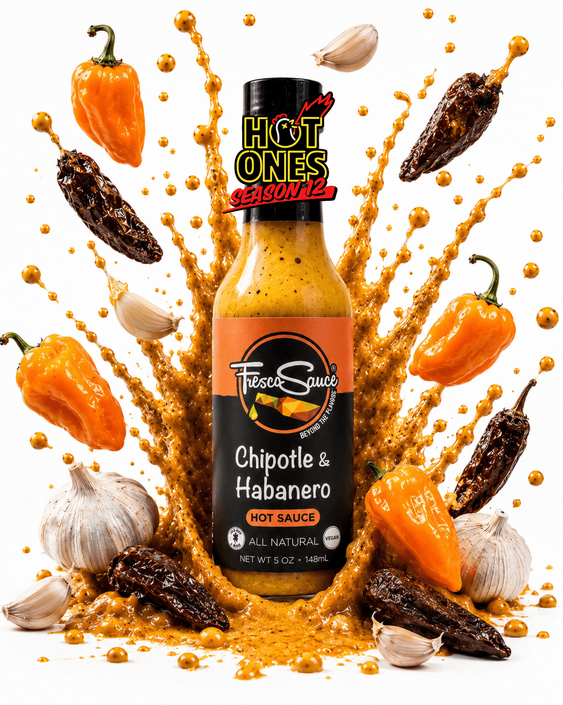 Fresco Sauce King Hot Sauce 6 pack Bundle | Includes two Hot Ones Featured SaucesFresco SauceHot Sauce