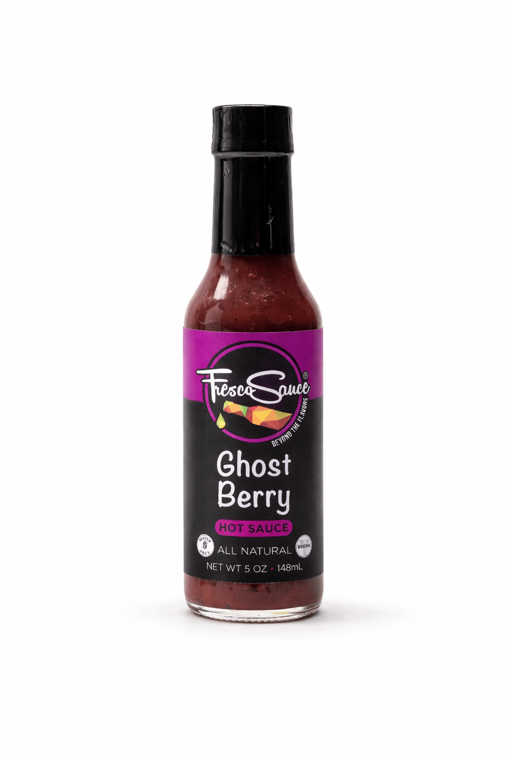 Ghost Berry Hot Sauce Ghost Peppers Black BerriesFresco SauceHot sauce