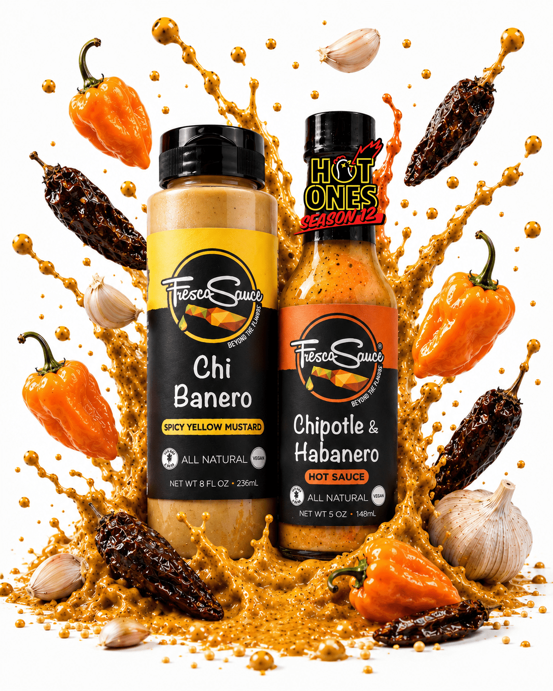 Habanero Duet - Mustard and Hot Sauce PackFresco SauceHot Sauce
