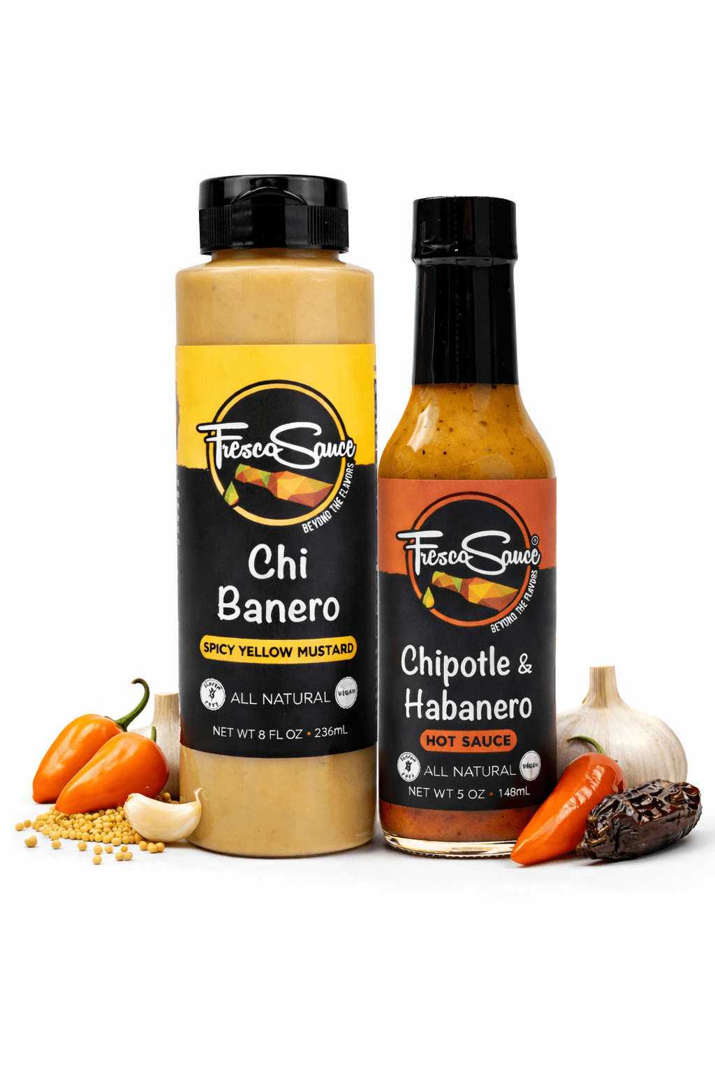 Habanero Duet - Mustard and Hot Sauce PackFresco SauceHot Sauce