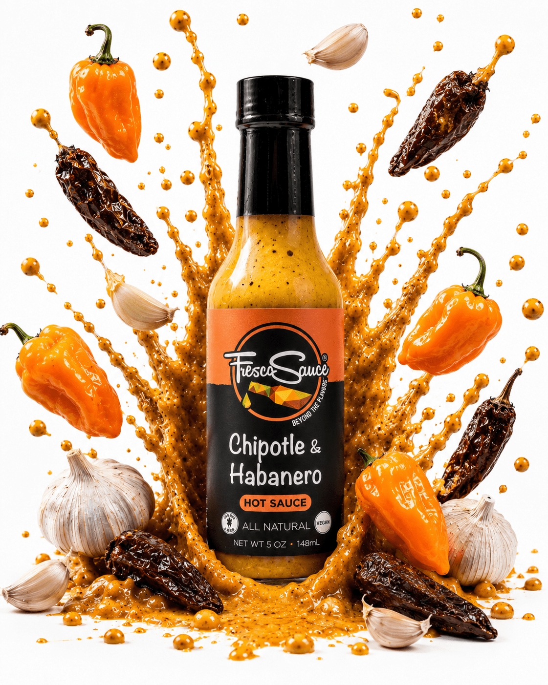 Sauce Lover 4 Pack Hot Sauce Gift Box | Includes Hot Ones Featured SauceFresco SauceHot Sauce